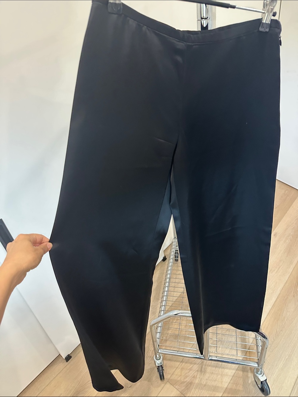 Trina Turk Black Wide-Leg Women's Pants